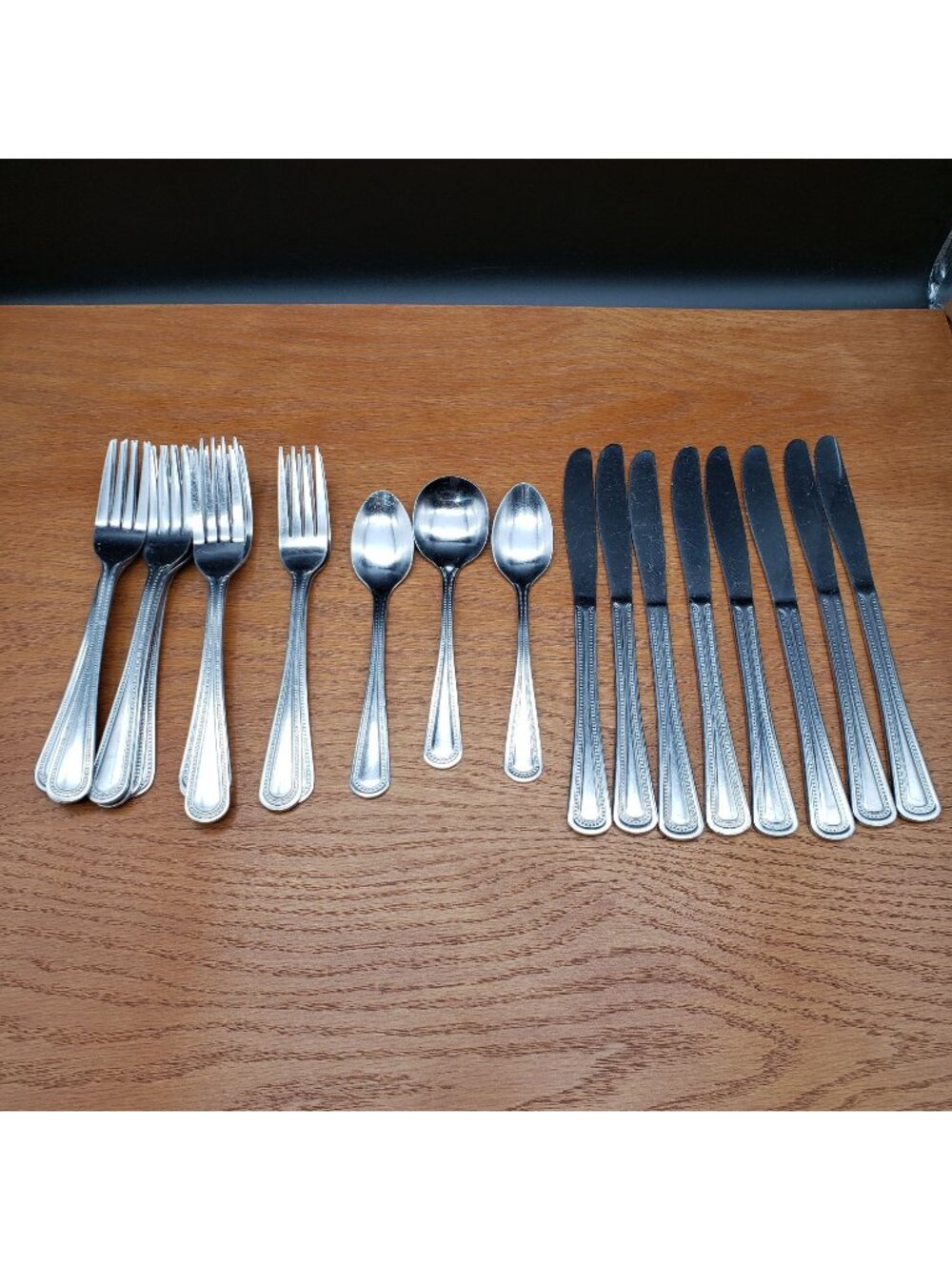 Pebbles Superior Stainless Flatware Lot 25 Pc Forks Knives Spoons Replacement